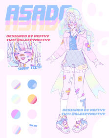 asado's full body design by neffyy